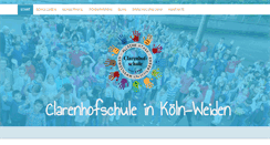 Desktop Screenshot of clarenhofschule.de